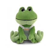 Игрушка-Плюшевый лягушонок в комбинезоне